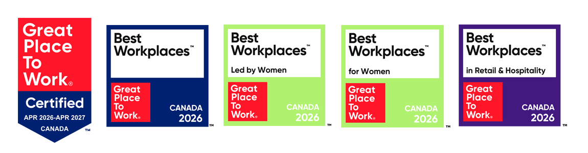 Great Place To Work Certified Badges - Most Trusted Executive Teams Badge | Best Workplaces Managed by Women | Best Workplaces for Women