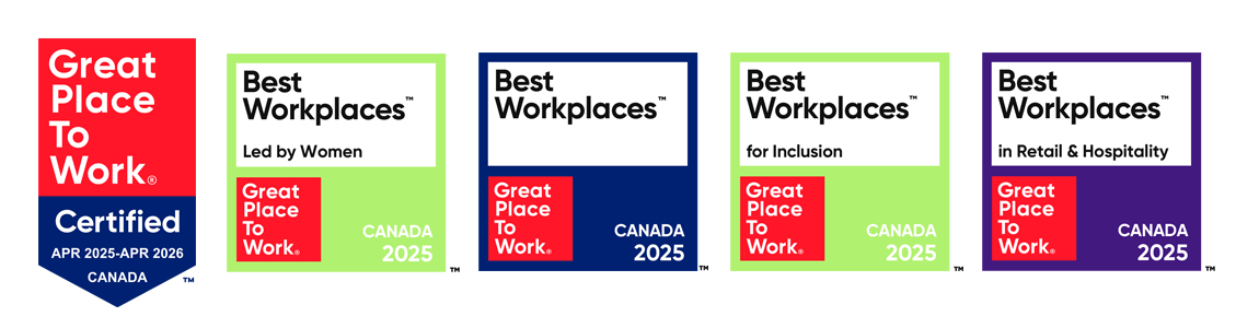 Great Place To Work Certified Badges - Most Trusted Executive Teams Badge | Best Workplaces Managed by Women | Best Workplaces for Women