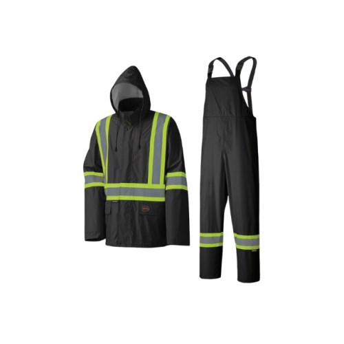 Surewerx High Visibility Waterproof Polyester Safety Rainsuit