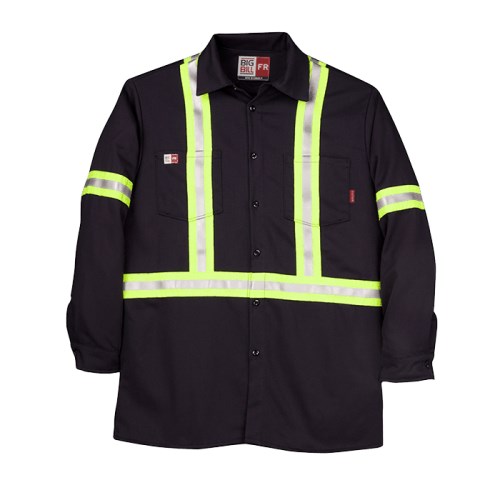 Chemise de travail ignifugée Hi-Viz Big Bill Westex 235US7 UltraSoft