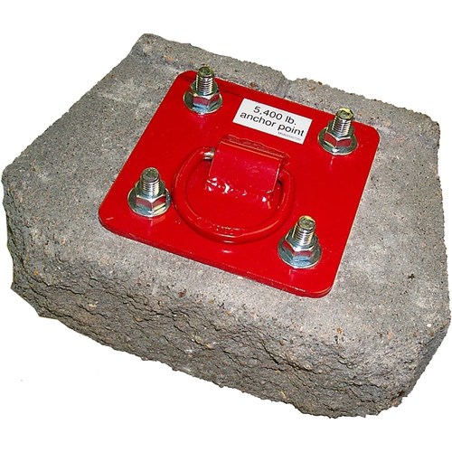 3m™ protecta® d-ring anchorage plate for concrete with bolts