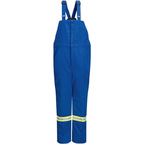 bulwark high visiblity hrc4 nomex® deluxe insulated bib overall