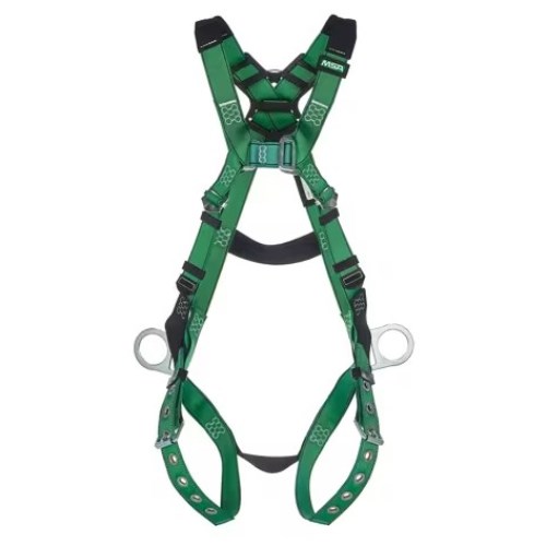 cha324-msa-v-form-harness-back-hips-d-ring-tongue-buckle-leg-green-front-view.jpg