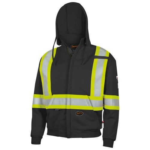 cr-337sf chandail à capuche épais avec fermeture éclaire ignifuge v2570470-2xl v1010510-4xl