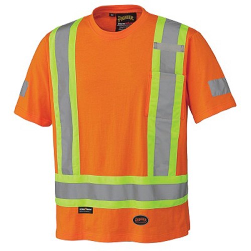 CR-6978 Pioneer Hign Visibility 100% Cotton Safety T-Shirt V1050550-2XL