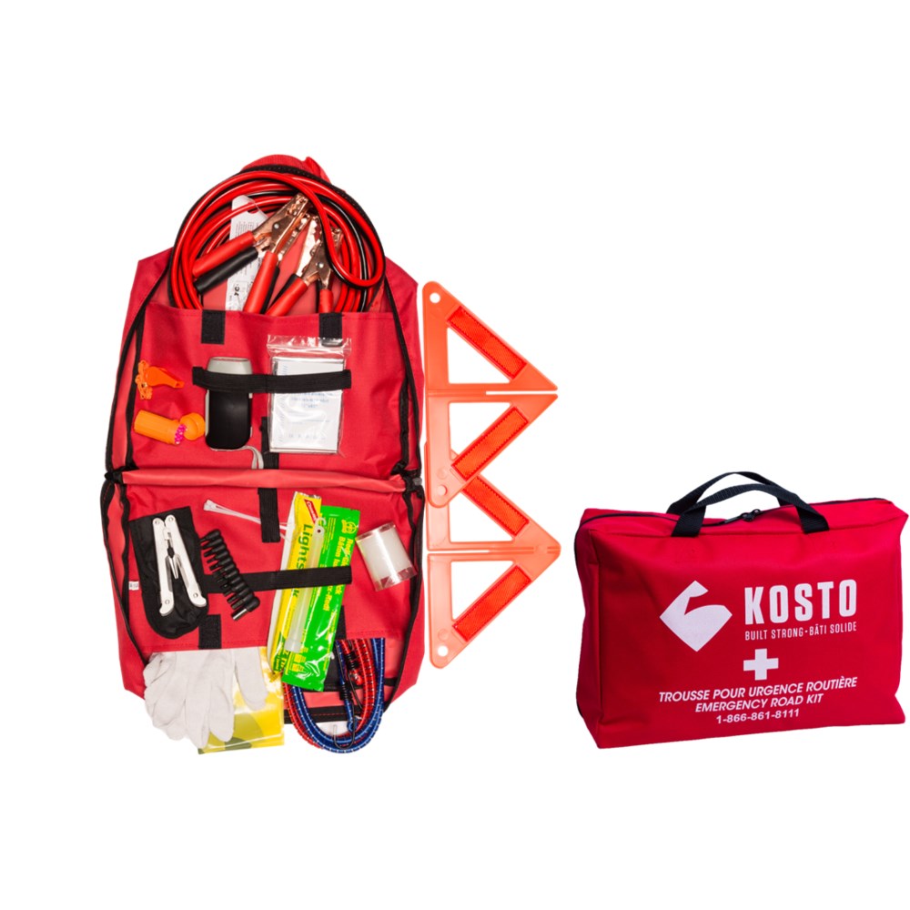 S.O.S. Vehicle emergency kit, in nylon pouch FAKSOSRHK704