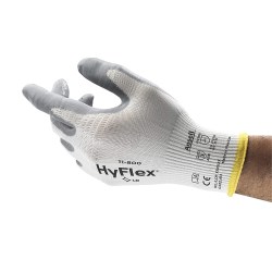 MGC025 Gants de travail respirants en nylon enduits de nitrile Ansell HyFlex 11-800