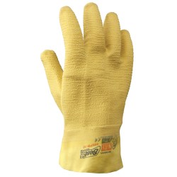 MGCY00 10" rubber glove with flannel lining 64NFW-10
