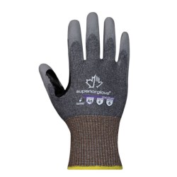MGV182 Superior Glove TenActiv Composite Knit Cut-Resistant Work Gloves with Polyurethane Coated Palm