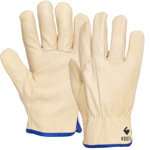 Gants De Travail D'hiver En Cuir - Chauds Et Robustes Pour Hommes Et Femmes - Chantier, Bricolage, Conduite