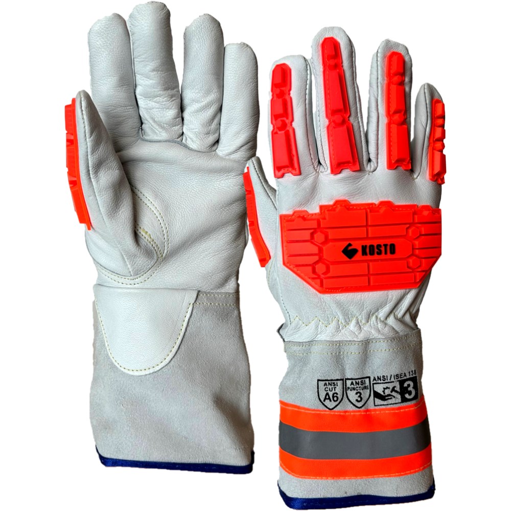 Mechanical Goatskin Leather Gloves | Durable & High