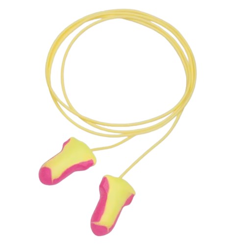 obc046 bouchons d'oreilles anti-bruit laser lite avec cordon de howard leight, bte/100 ll-30 fl-1c