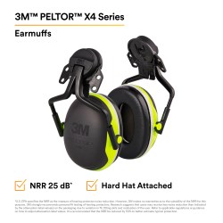 OCC103 3M™ Peltor Hard Hat Attached, Electrically Insulated Earmuffs 7100097429