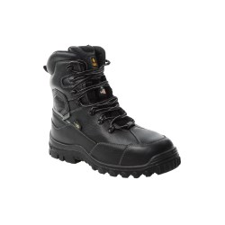 PHK010 Bottes de travail d'hiver doublées 8'' en suède et cuir pleine fleur avec protecteur métatarsien interne souple AirMet PHK01010 U-SF89601