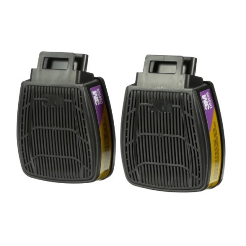 RCA092 Cartouche filtre contre les gaz multiples et les vapeurs organiques à deux débits 3M™ Secure Click D80926, 2/pqt 7100153234 7100153234