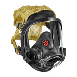 個人装備 Scott 10011308 Safety Masks Scott Safety Full Face Respirator With 5-Strap Kevlar Head Harness