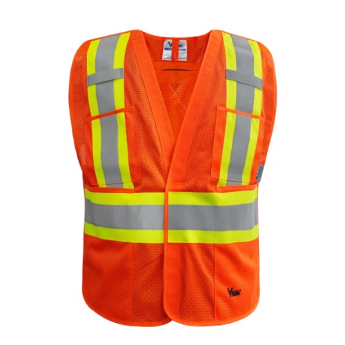 sve070 viking tear away mesh traffic vest