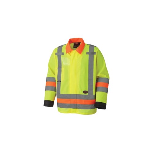 Pioneer High-Visibility Breathable Traffic Control Work Jacket