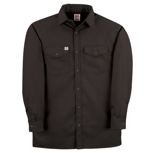 Big Bill Long Sleeve Snap Front Work Shirt