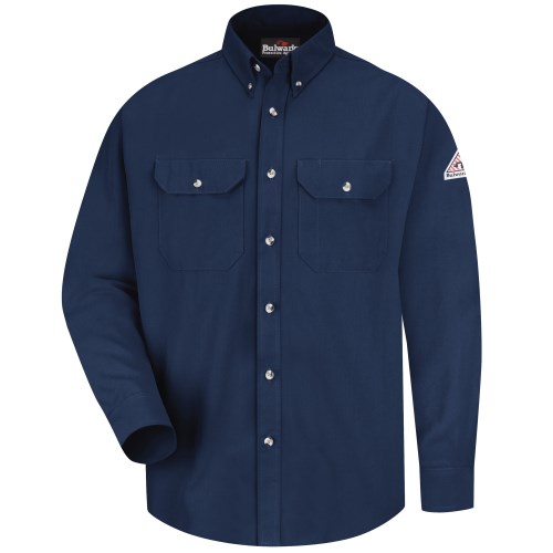 vche1 cool touch long-sleeved shirt, arc flash protection level 2 and fire retardant