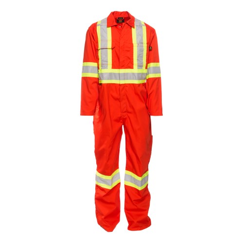 VCK153 Kosto Coverall with 4" Reflective Tape and Leg Zipper VCK15336
