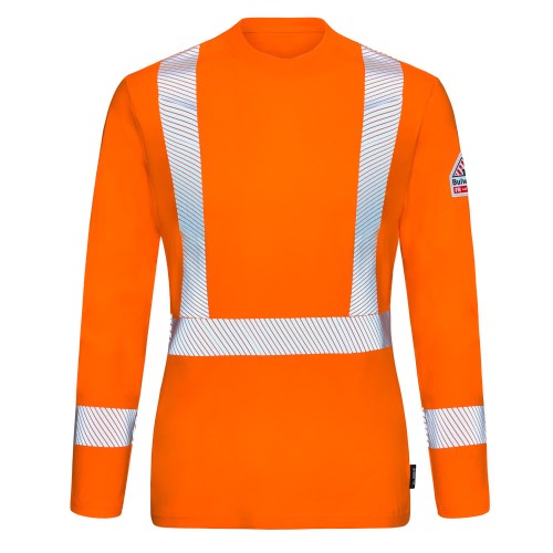 vgi609-bulwark-women-flex-knit-tee-reflective-strip-sst5-orange-front.png