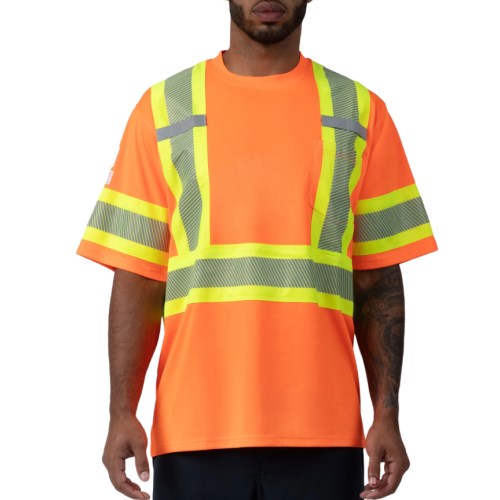 vgi745-big-bill-hi-vis-exodry-grid-short-sleeve-t-shirt-orange-front-view.png