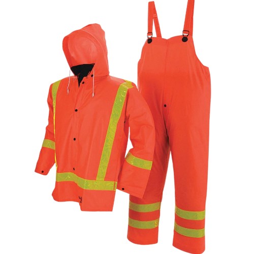 viking handyman fr rainsuit with reflective tape