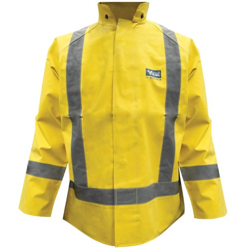vma583 waterproof, heavy-duty neoprene jacket with reflective tape