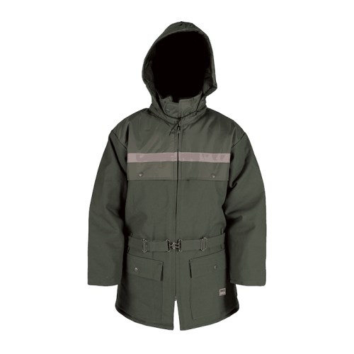 VMA62 Insulated Duck Parka Style Jacket with Nylon Shoulders