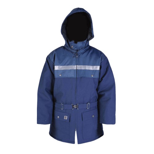 VMA62 Insulated Duck Parka Style Jacket with Nylon Shoulders