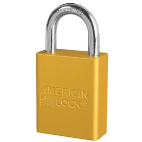 American Lock Anodized Aluminum Safety Padlock A1105YLW | Proudly ...